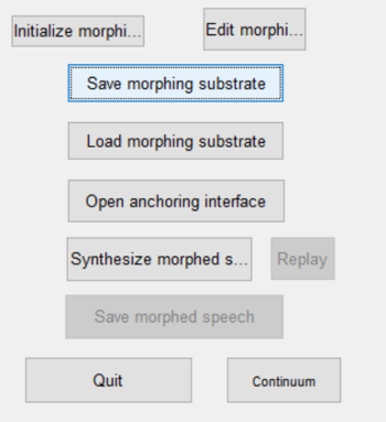 Saving morphing rate A substrate